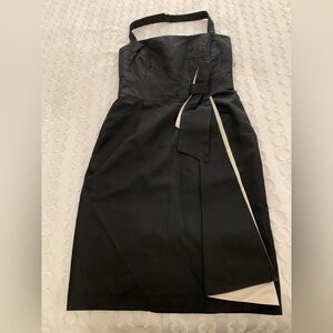 Zara black halter dress.